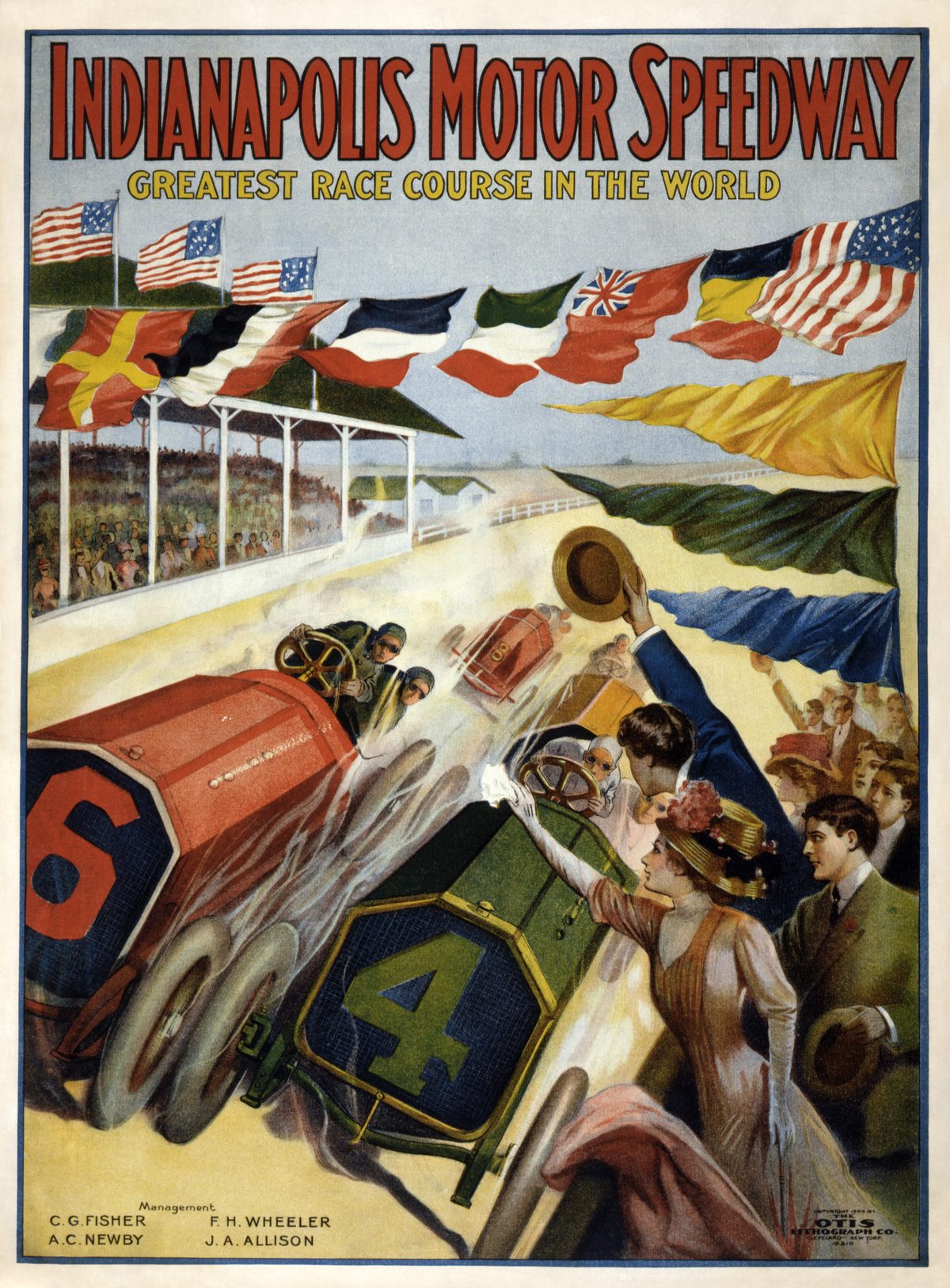 The Indianapolis Motor Speedway, home of the Indianapolis 500.